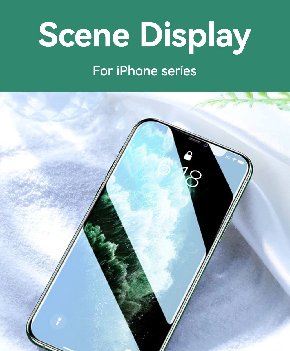 9D Tempered Glass HD+ Screen Protector for iPhone 15 & 16 (Plus, Pro, Pro Max) mit Easy-Installation-Kit