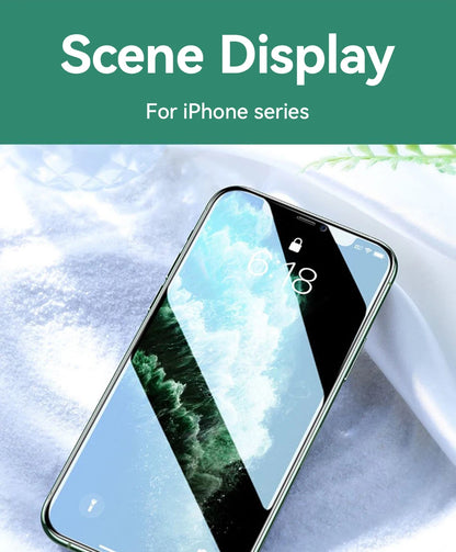 9D Tempered Glass HD+ Screen Protector for iPhone 15 & 16 (Plus, Pro, Pro Max) mit Easy-Installation-Kit