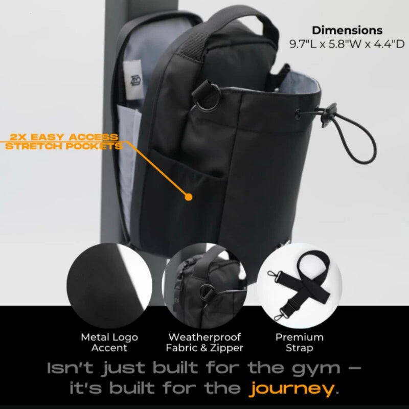 Magnetic Bottle Holder Bag with Strong Magnet for Gym, Workouts and Outdoor Sports
