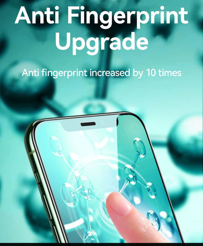 9D Tempered Glass HD+ Screen Protector for iPhone 15 & 16 (Plus, Pro, Pro Max) mit Easy-Installation-Kit